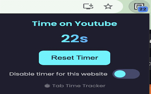 Tab Time Tracker :: Tracks time spent on the current website