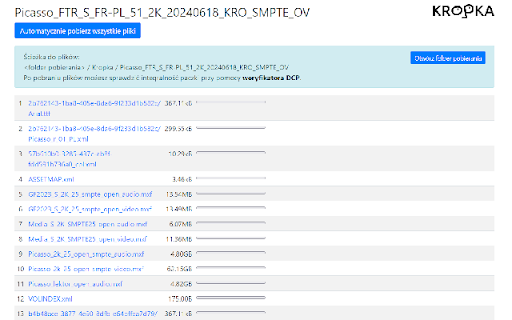 Kropka folder download :: Provides automatic download of folder contents from Studio Kropka servers