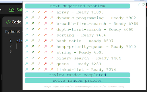 Interview Ready :: This extension is designed to help you become interview ready!