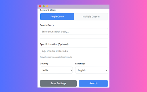 Search Like Local :: Google Search Location Changer - Performs search as if you’re there