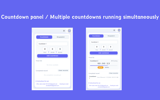 Multi-function timer :: A multi-functional timing tool that combines a stopwatch and a countdown timer.