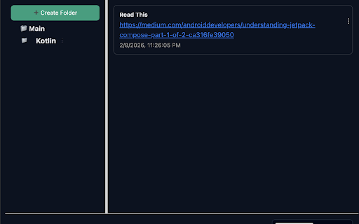 WEB MARK :: Save bookmarks and text offline