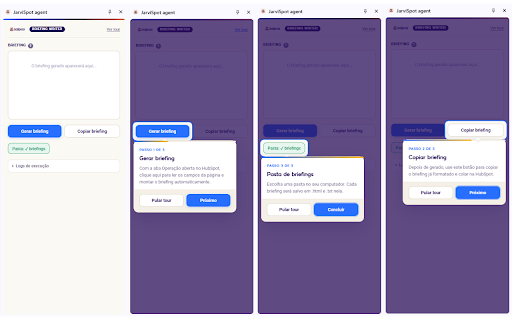 JarviSpot agent :: Ferramenta de automação para geração e armazenamento de briefings