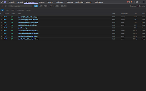 Next.js Server Inspector :: Debug Next.js server-side API calls in Chrome DevTools