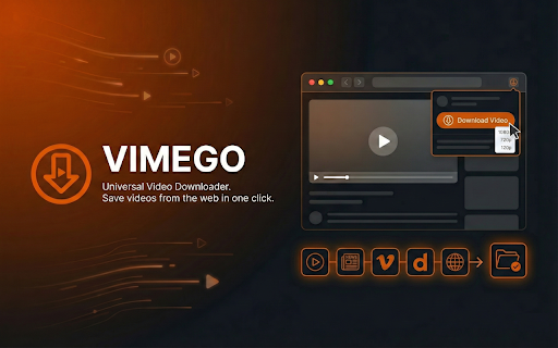 Vimego - Universal Video Downloader :: Downloads videos from Vimeo, Dailymotion, and more with just a single click.