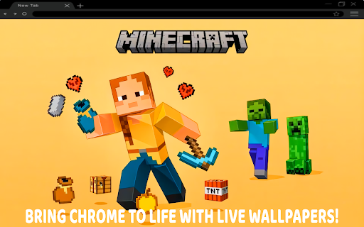 Minecraft Fun Live Wallpaper :: Bring your screen to life with a joyful, blocky world full of Minecraft fun and creativity! 🧱🎮🌄