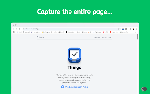 FullPageSnap - Full Page Screenshot Capture :: Capture entire webpage screenshots with one click. Take full page screenshots, long screenshots & scrolling captures. PNG/JPEG