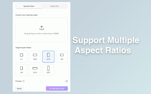 AI Video Resizer - Resize Videos for Social Media Efficiently :: Resize videos instantly for TikTok, YouTube Shorts, and Instagram Reels. AI-powered aspect ratio conversion with perfect framing.