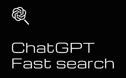 ChatGPT Fast Search :: Allows to make requests to OpenAI's ChatGPT directly from the search bar. Just type `gpt`, press `Tab` and your search request