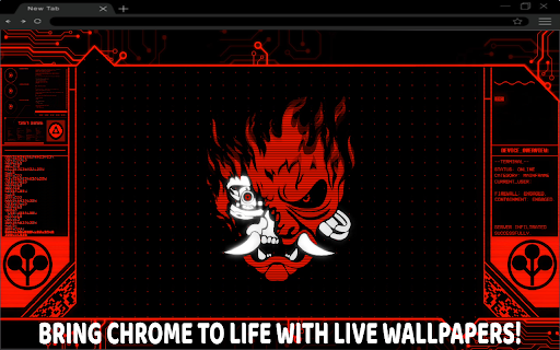 Cyberpunk Samurai Interface Live Wallpaper :: ⚔️ Neon meets blade—enter the digital battleground of the cyber-samurai.