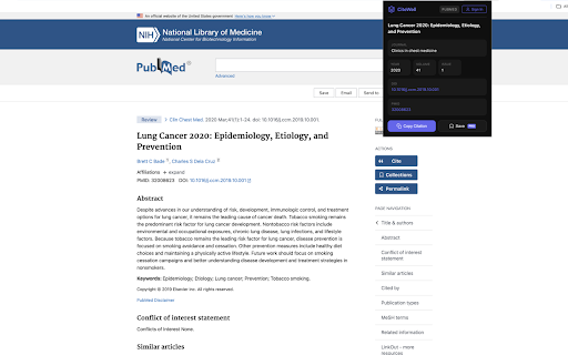 CiteWell :: Extract academic paper metadata from PubMed and journal websites