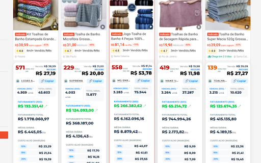 Ziem Spy :: Auditoria de dados da Shopee com KPIs financeiros em tempo real e Calculadora de Precificacao.