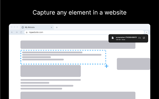 DivPic :: Capture screenshots of HTML elements with ease. Select any element on the webpage and save or copy the screenshot instantly.