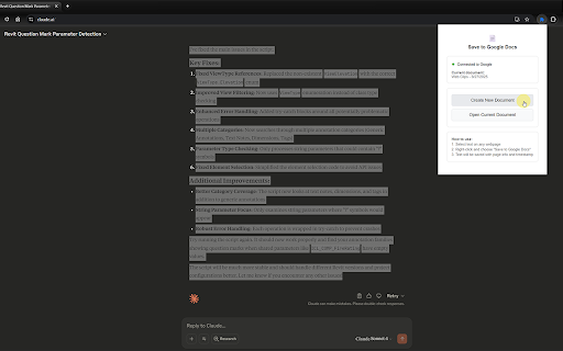 Save to Google Docs :: Save selected text from any webpage directly to Google Docs with a simple right-click.