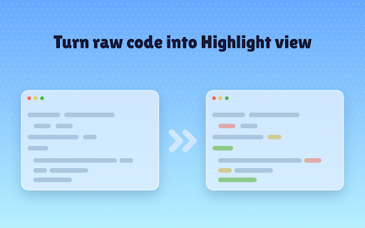 Raw Code Highlight :: Replace raw text code pages with a syntax-highlighted code view and a toggle back to raw text.