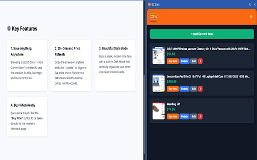 EZ Cart :: Your On-Demand, Cross-Platform Shopping List.