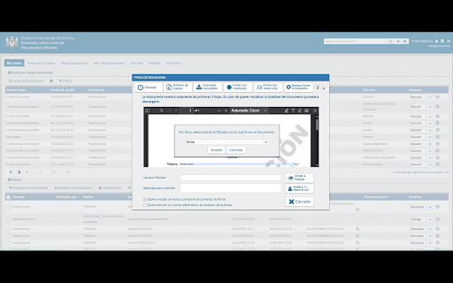 Firma con Token GDE (Sistema de Gestión Documental) :: Extensión que permite firmar digitalmente con token desde su navegador en el GDE (Sistema de Gestión Documental).