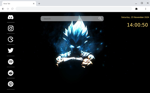 Vegeta Super Saiyan Blue: Legendary Live Wallpaper for Chrome! :: Experience the power of *Vegeta Super Saiyan Blue* from *Dragon Ball* with this stunning live wallpaper