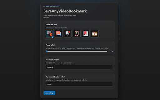 D!EMONIC | SaveAnyVideoBookmark :: Save a bookmark with any video
