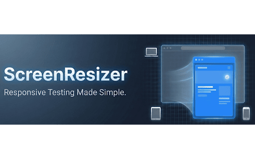 ScreenResizer - Precision Window Resizing & Positioning :: Effortlessly resize and position your browser window to test responsive layouts or organize your workspace.