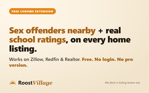 Zillow Redfin Realtor Supercharge: Registered Offenders on Your Map, Free :: Free registered-offender data on Zillow, Redfin & Realtor, linked to the official registry. Live in TX, FL, GA & NC. No login.