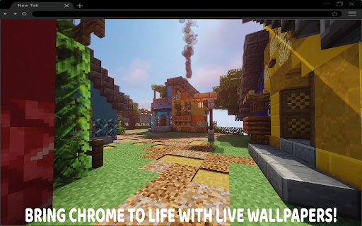 Minecraft House Live Wallpaper :: Step into the cozy pixelated world of Minecraft with the Minecraft House Live Wallpaper! 🏡✨