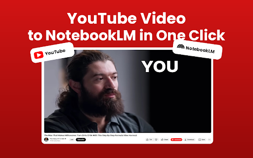 yt to notebooklm :: Seamlessly connect YouTube to NotebookLM. Instantly import video details and full playlists for AI-powered research and note-taking.