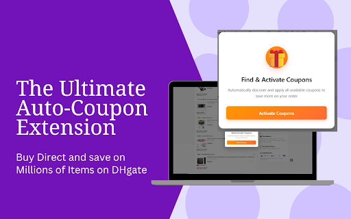 DHGate Auto Coupon by Coupanda :: Automatically find and apply all possible coupons at checkout.