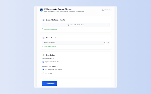 Midjourney to Google Sheets :: backup all your midjourney art prompts to google sheets with one-click.