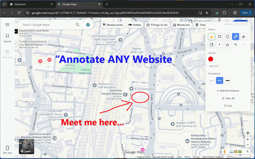 Annotate Websites – Draw & Highlight :: Annotate any website. Draw, highlight & add notes that stay — even on dynamic pages. 100% local, no login.