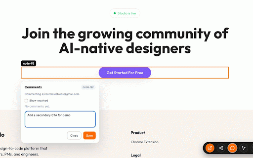 Pixello - Visual Feedback and Website Cloning Tool :: Pixello is the easiest way to give visual feedback and clone web components into your design canvas. Support: hello@pixello.tech.