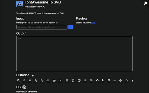 FontAwesome 2 SVG :: Transforme QUALQUER ícone do FontAwesome em SVG.
