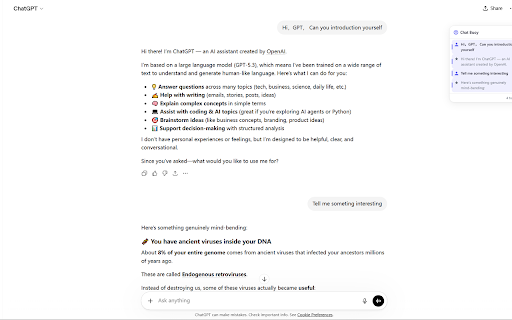 Chat Buoy :: Navigate long AI conversations with a smart sidebar — like a table of contents for your chats.