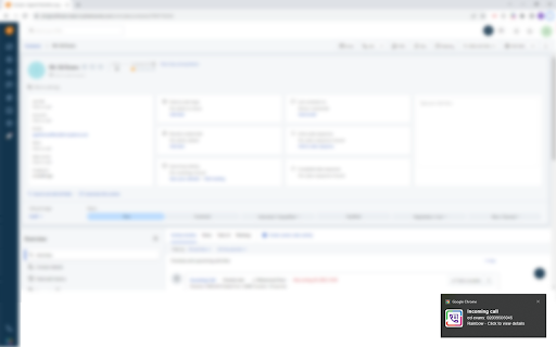 Rainbow CRM Bridge for Apptivo :: Rainbow CRM Bridge connects phones systems with CRMs. Click2call, pop contact forms and maintain call history in the CRM forms..