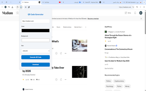 QR Code Generator :: Generate and customize QR codes.