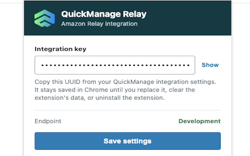 QuickManage Relay :: Send visible Amazon Relay trips to QuickManage.