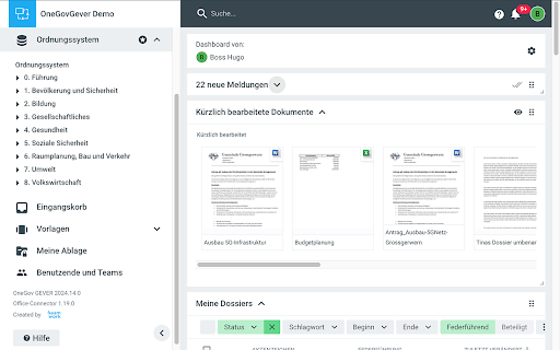 Office Connector :: Webbrowser-Erweiterung für Fabasoft 4teamwork Office Connector