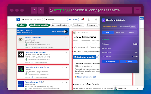 LinkedIn AI Auto Apply :: 🚀 Get 3x More Job Interviews! AI-powered LinkedIn auto-apply extension that fills job applications instantly.