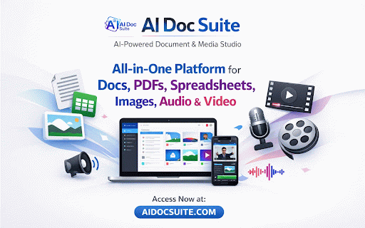AI Doc Suite :: Quick access to AI Doc Suite – smart document & media tools.