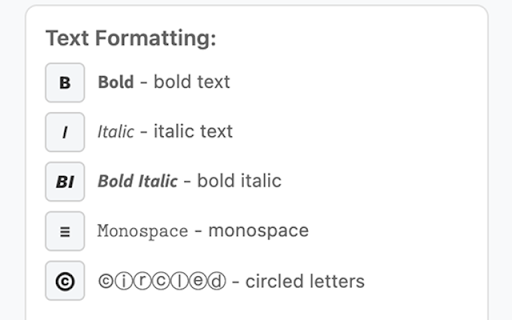 LinkedIn Formatting Tool :: Adds text formatting buttons for LinkedIn posts using Unicode characters