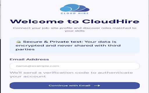 CloudHire :: CloudHire Chrome Extension