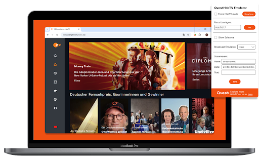Qvest HbbTV Emulator :: Emulator for HbbTV apps