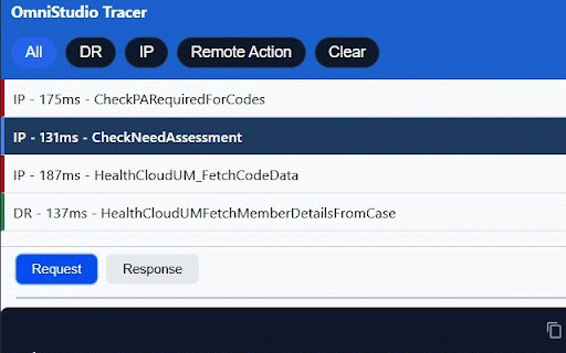 OmniStudio DR/IP Tracer :: Trace OmniStudio DataRaptor and Integration Procedure calls directly inside Salesforce
