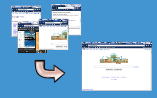 Tab Glue :: This extension glues windows together.