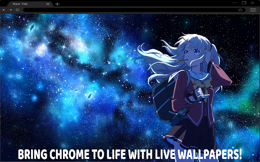 Anime Tomori Nao Cosmos Sky Charlotte Live Wallpaper :: 🌌✨ Tomori Nao gazes into the cosmic sky, capturing Charlotte’s beauty and mystery! 🌠💫