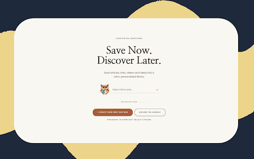 Save for Later :: Quickly save articles, links, and content to your Save for Later account