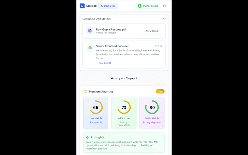 SkillFox - AI Resume Optimizer :: Smart resume optimization with AI-powered analysis and ATS compatibility checks