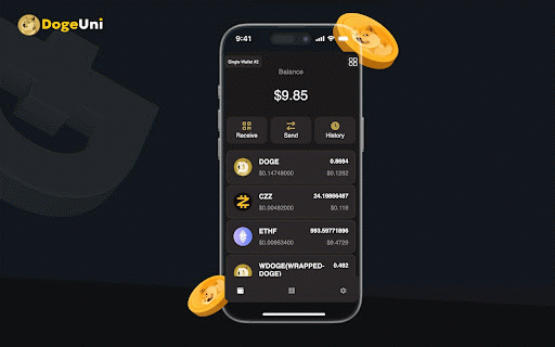 DogeUni :: Open Source Chrome Extension Wallet for Dogecoin, Cardinals & DRC-20