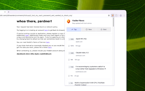 hacker news :: A minimalist Hacker News reader
