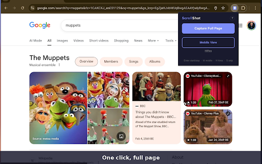 ScrollShot :: Full-page scrolling screenshots with crop and mobile view